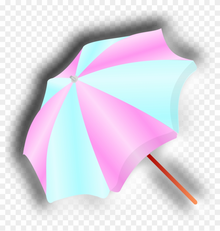 Big Image - Guarda Chuva Azul E Rosa Png #237281