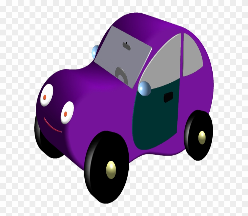 Toy Clipart Purple - Violet Car Clipart #237338