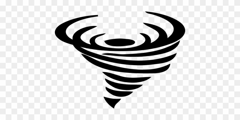 Tornado Twister Spirale Zyklon Wirbel Stru - Tornado Symbol #237447