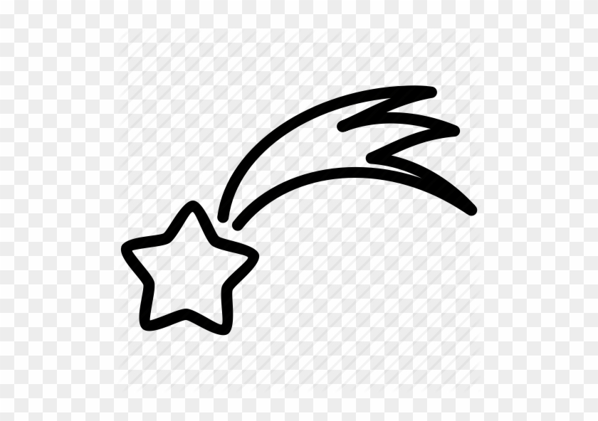 Falling, Meteor, Shooting, Star Icon Clipart - Clip Art Shooting Star #237467