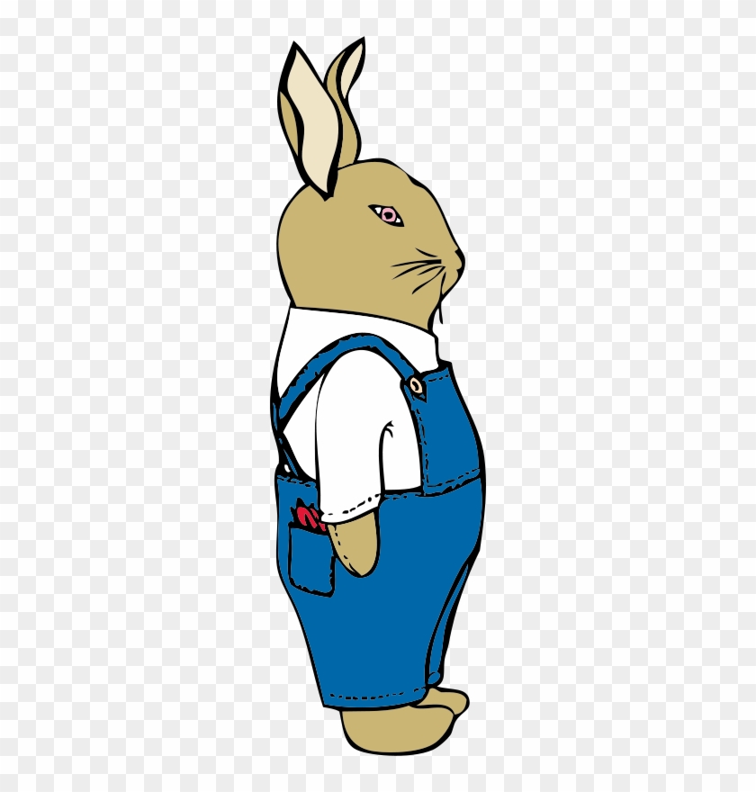 Free Bunny In Overalls - Cartoon Rabbit Farmer #237596