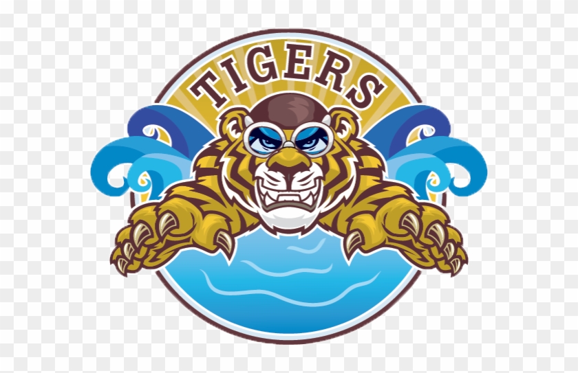 Tiger Clipart Swimming - Dundy County High School #237630