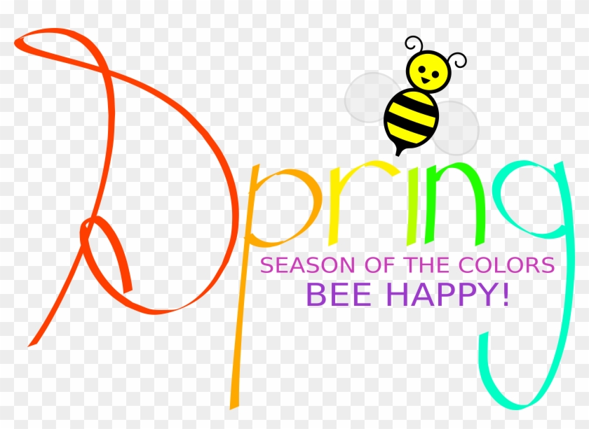 Clipart Spring With Bee - Free Clip Art Spring #237637