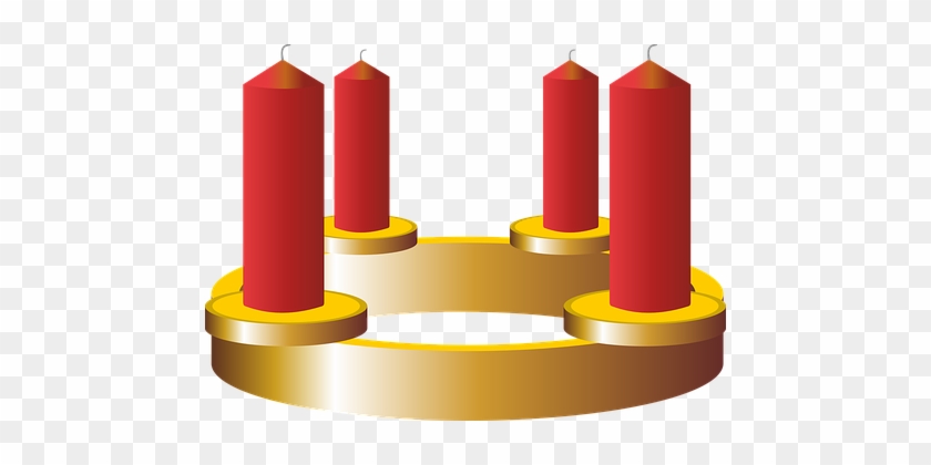 Advent, Advent Wreath, Candles - Corona De Adviento Png #237640