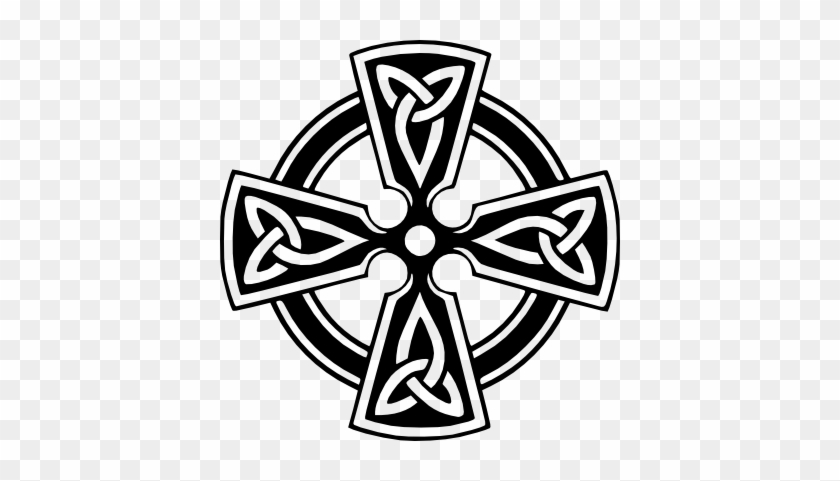 Die “heilpraktiker” Der Kelten Waren Die Druiden - Celtic Cross With Trinity Knot #237801