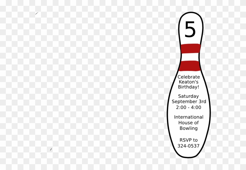 Bowling Pin Clip Art At Clker - Ten-pin Bowling #237871