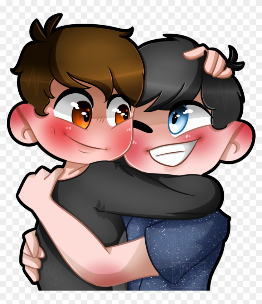 [phan Art] Snuggle Buddies By Mars-arts - Dan And Phil #238010