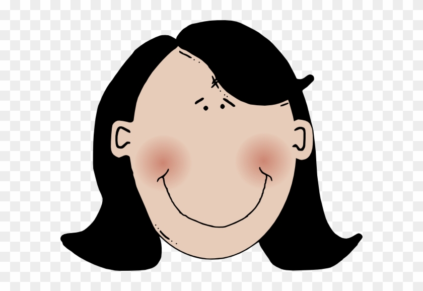 Dark Hair Clipart - Woman With Black Hair Clipart #238096