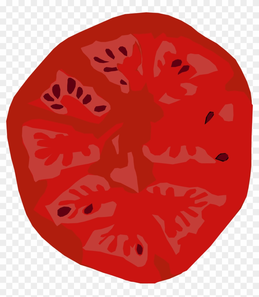 Free Vector Tomato Slice - Tomato Slice Clip Art #238173