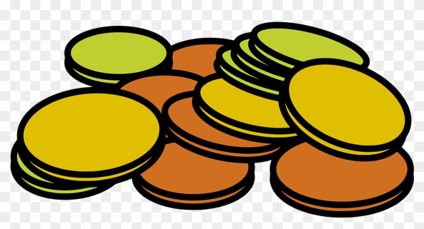 Coins Money Stack Cash Credit Currency Fin - Coins Clipart #238190