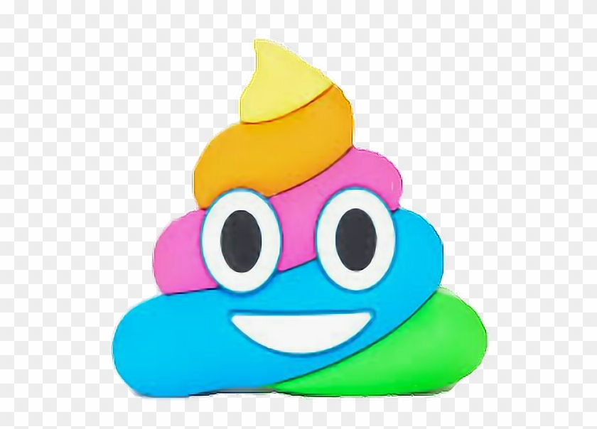 Kacke Rainbow Regenbogen Emojisticker Emojis Poop Freet - Rainbow Poop Emoji Cake #238289