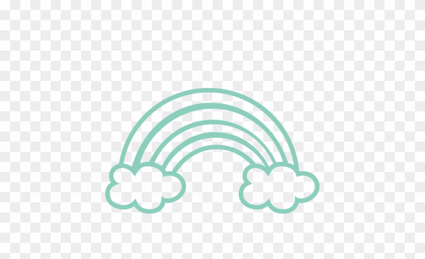 Rainbow Svg Scrapbook Cut File Cute Clipart Files For - Cricut - Free