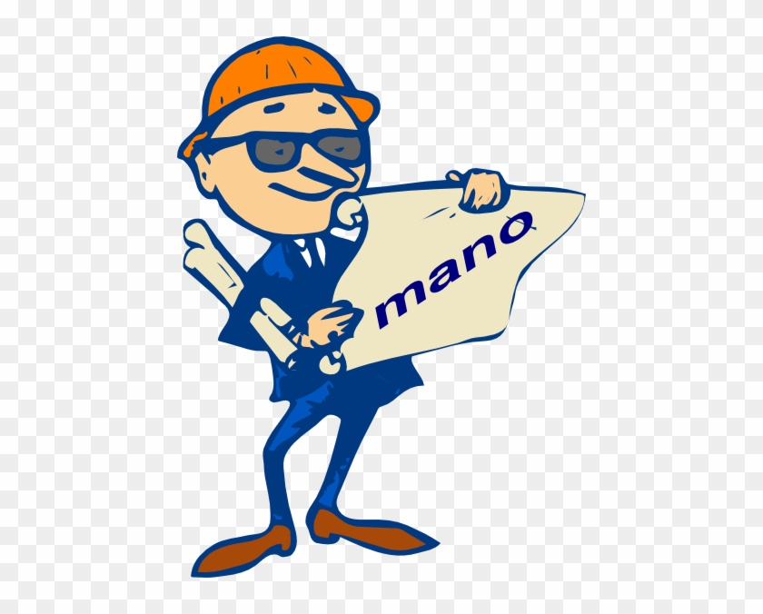 Mano Clip Art At Clkercom Vector Online - Qa Qc Engineer Cartoon #238322