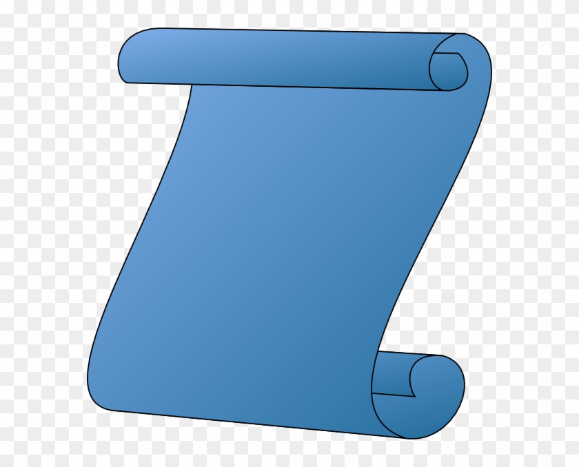 Scroll Clipart Blue #238559