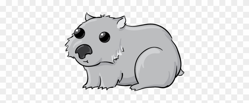 Cartoon Wombat - Wombat Clipart #238836