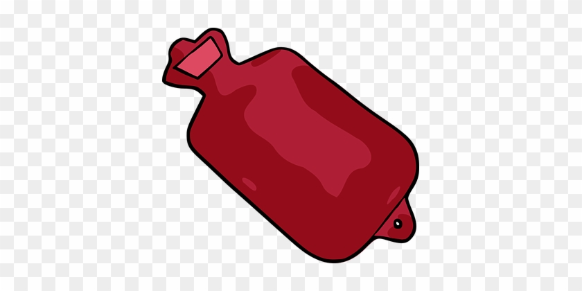 ร้อน, น้ำ, ขวด, กล้ามเนื้อ, ความเจ็บปวด - Hot Water Bottle Clipart #238855