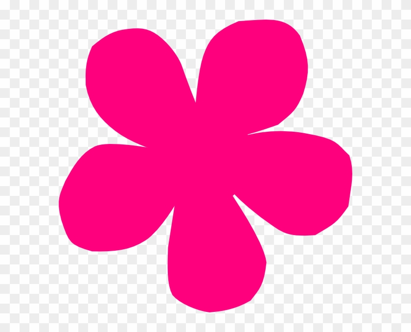 Cute Pink Flower Clipart - Pink Blob #239236