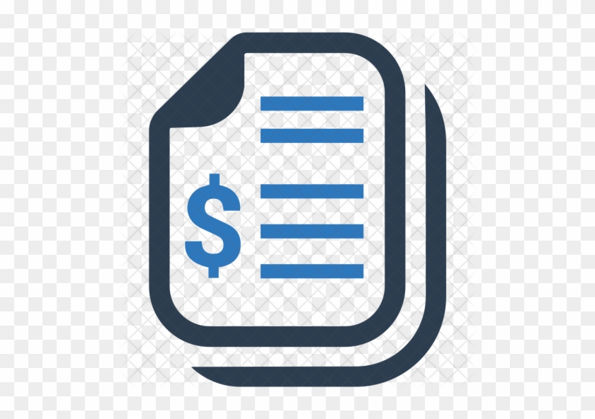 Financial, Documents, Business, Document, Report, Sales, - Bill Icon #239327