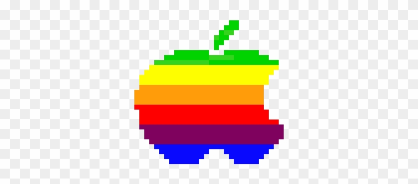 Old Apple Logo - Apple Logo Pixel Art #239367