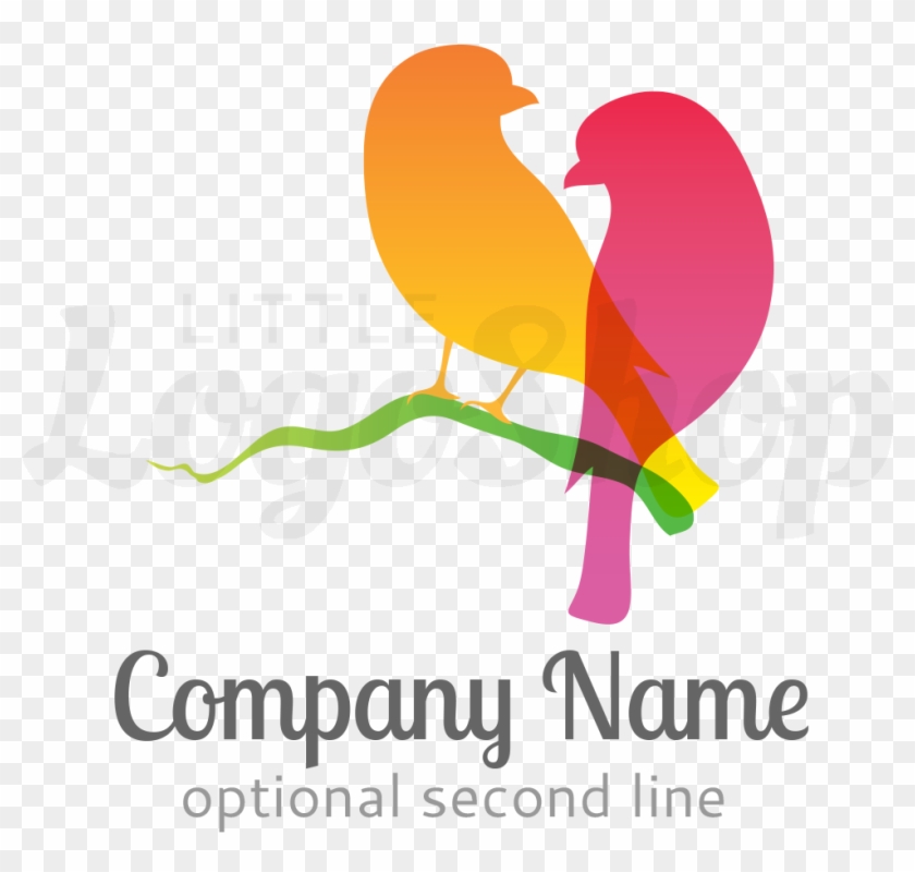 Share Via Email - Love Birds Logo Design #239459