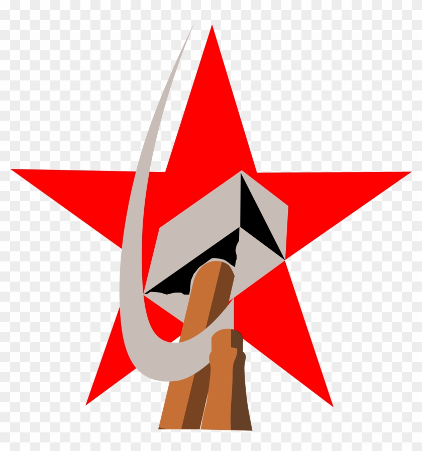 Hammer And Sickle In Star - Sickle And Hammer Brush #239496