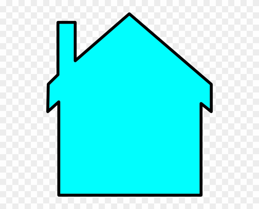 Teal House Clip Art #239512