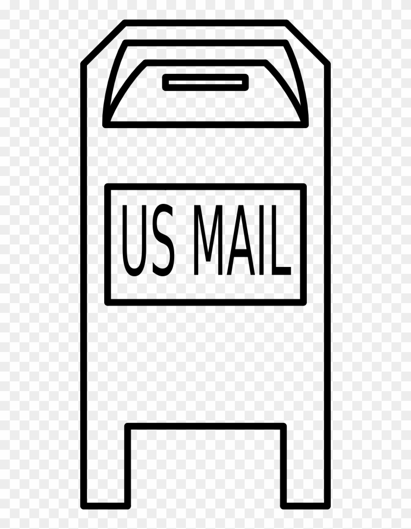 Download - Mailbox Clipart Black And White.