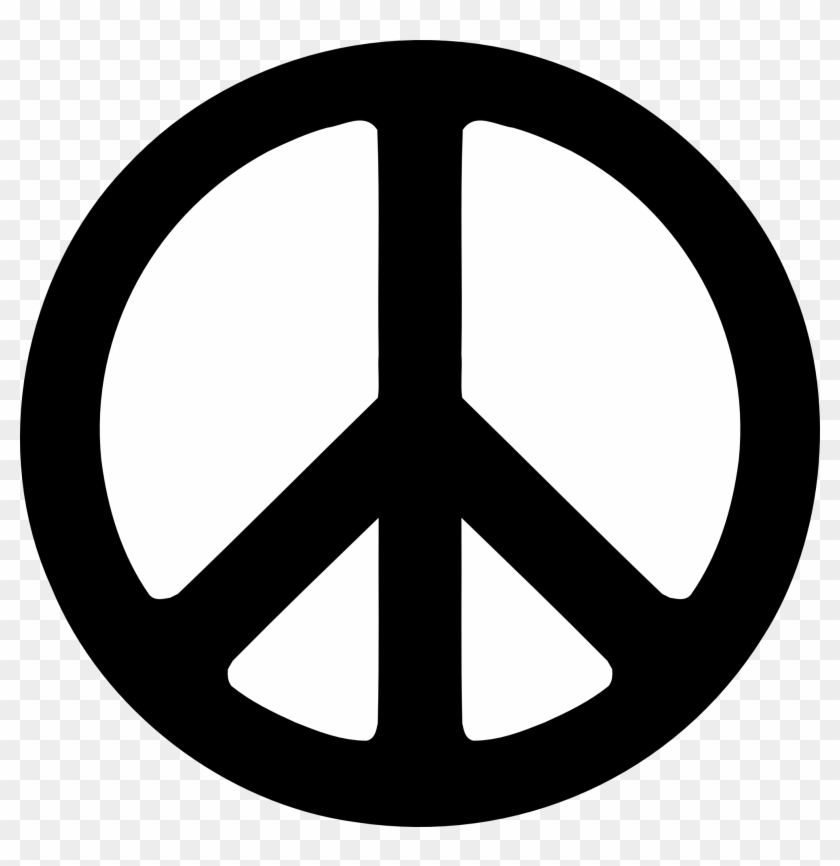 Black Peace Symbol Fav Wall Paper Background 555px - Peace Sign Png #239630