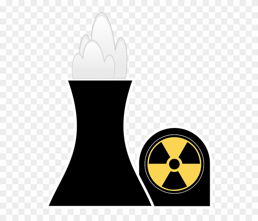 Nuclear Plant Black And Yellow Clip Art - Energia Nuclear Png #239731