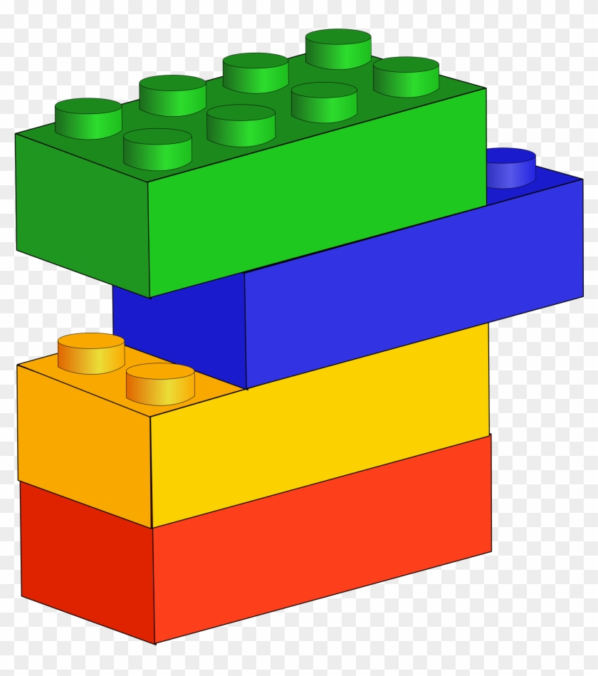 Building Blocks Clipart - Lego Building Blocks Clipart #239752
