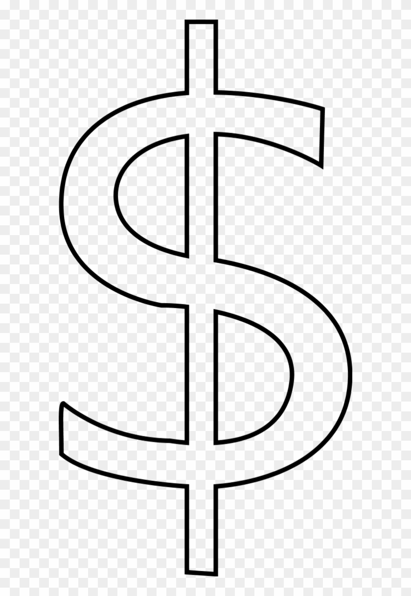 Dollar Sign In Black Circle - Dollar Sign Clip Art #239815