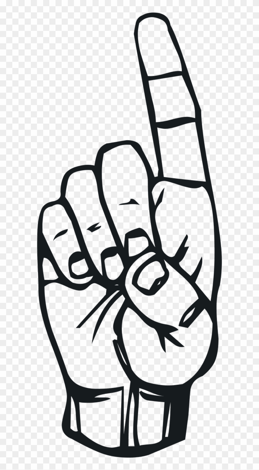 Pointing Finger Pictures - D In Sign Language #239834