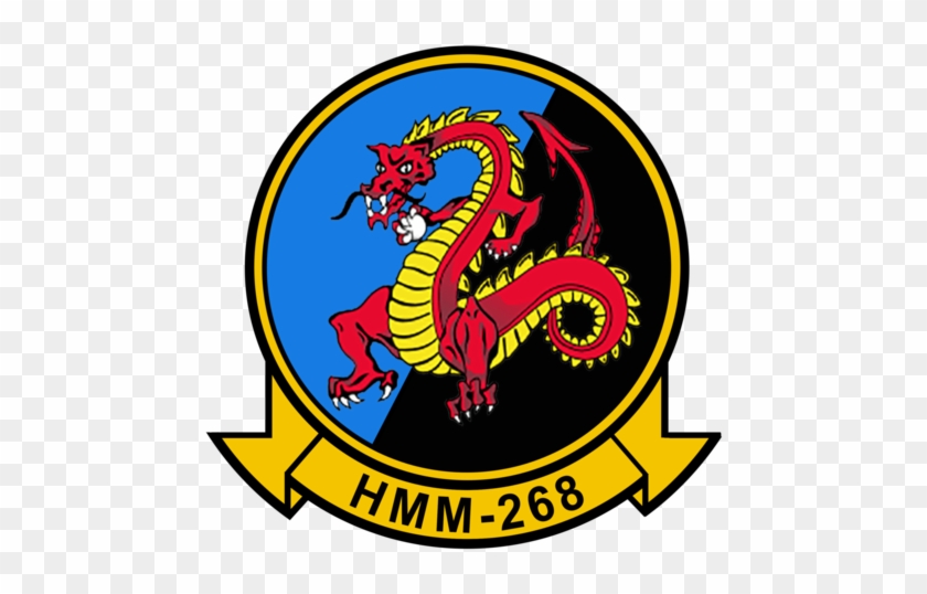 Usmc Hmm-268 Red Dragons Sticker - United States Marine Corps #239905