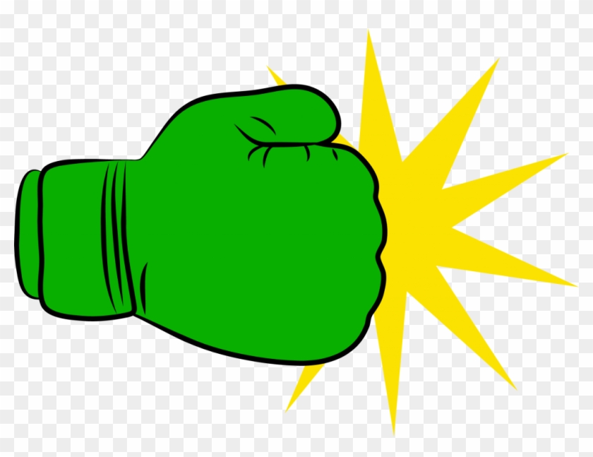Green Boxing Glove Clip Art - Green Boxing Glove Clip Art #240285