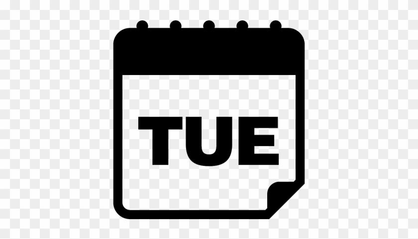 Tuesday Daily Calendar Page Vector - Saturday Calendar Png #240274