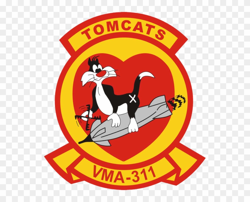 Usmc Vma-311 Tomcats Sticker Military, Law Enforcement - Vma 311 Tomcats #240302