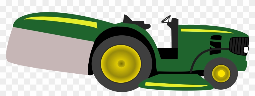 Tractor Clipart Lawn Mower - Tractor John Deere Png #240301