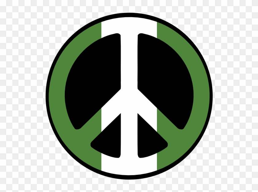 Nigerian Peace Symbol - Rasta Sticker #240327