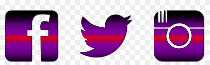 Purple Black Red 3d Icons Free To Use, High Resolution - Transparent Red Twitter Icon #240356