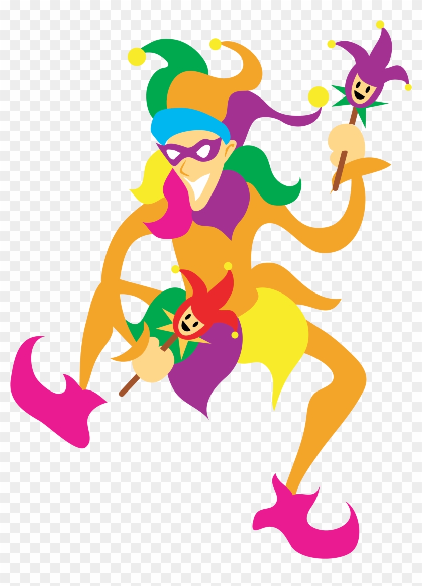 Mardi Gras Jester - Clip Art #240400