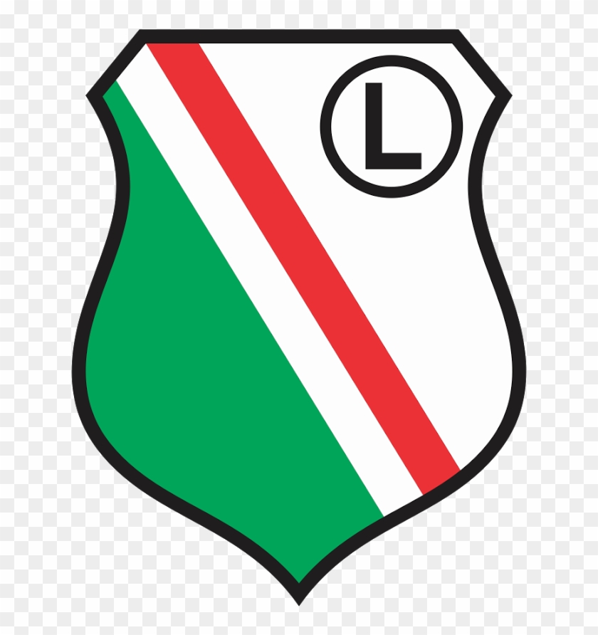 Klub Piłkarski Legia Warszawa Vector Logo - Green And Red Football Badge #240469