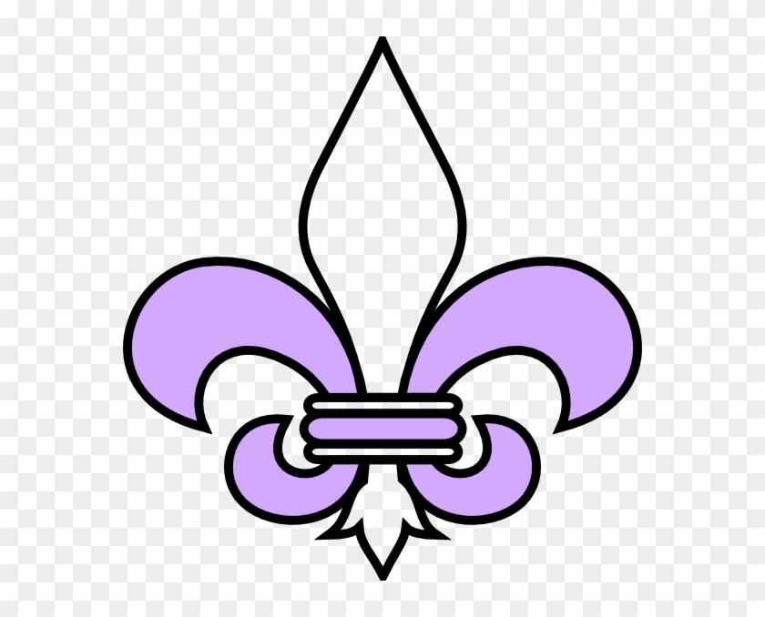 Purple Fleur De Lis Clip Art - Fleur De Lis Louisville #240490