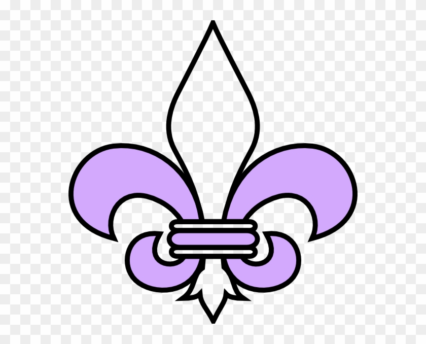 Purple Fleur De Lis Clip Art - Fleur De Lis Louisville #240490