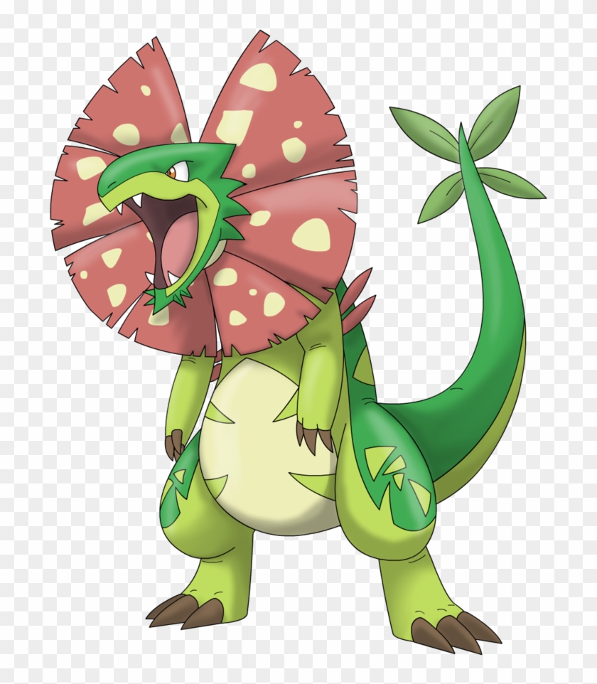 Grass Starter By Sketchasaurus - Pokemon Grass Dragon Type #240501