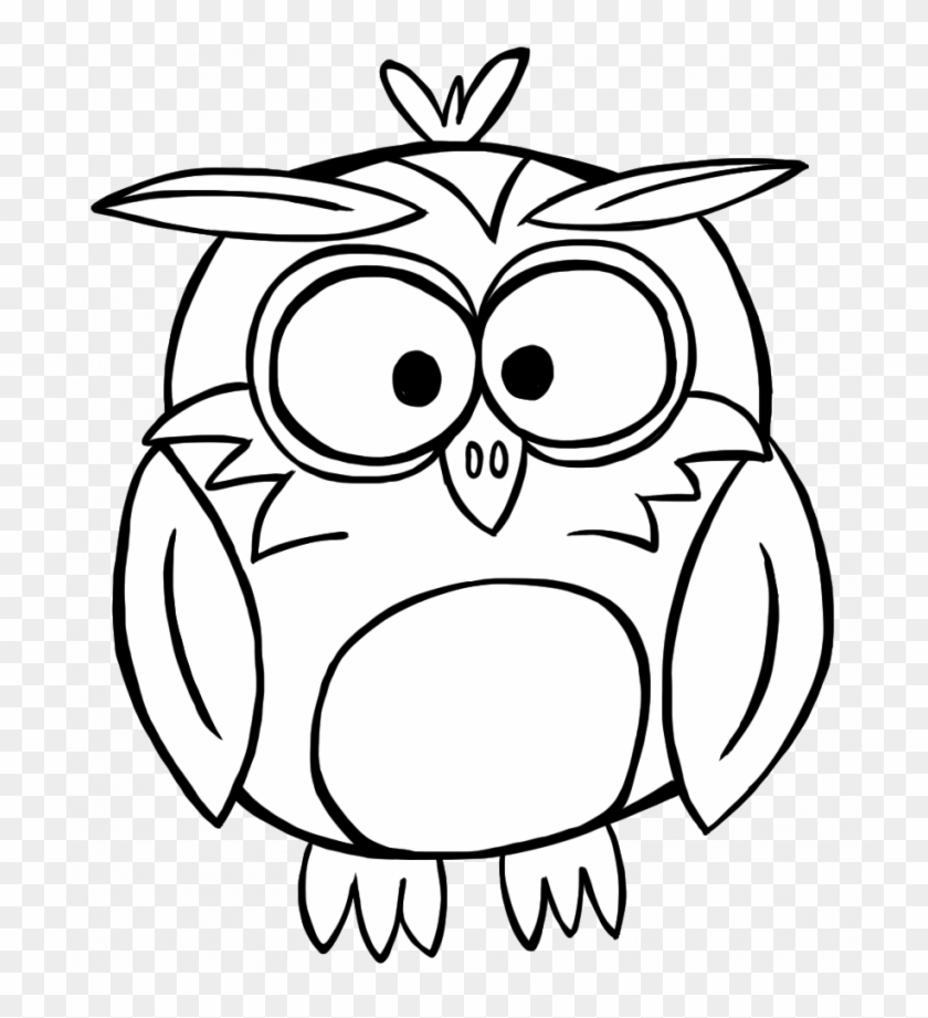 Owl Outline Cliparts - Fall Clip Art Black And White #240560