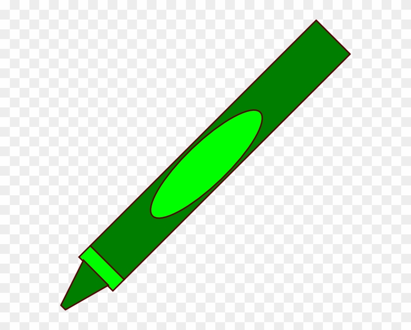 Crayon Clip Art Clipart - Crayon Green #240552