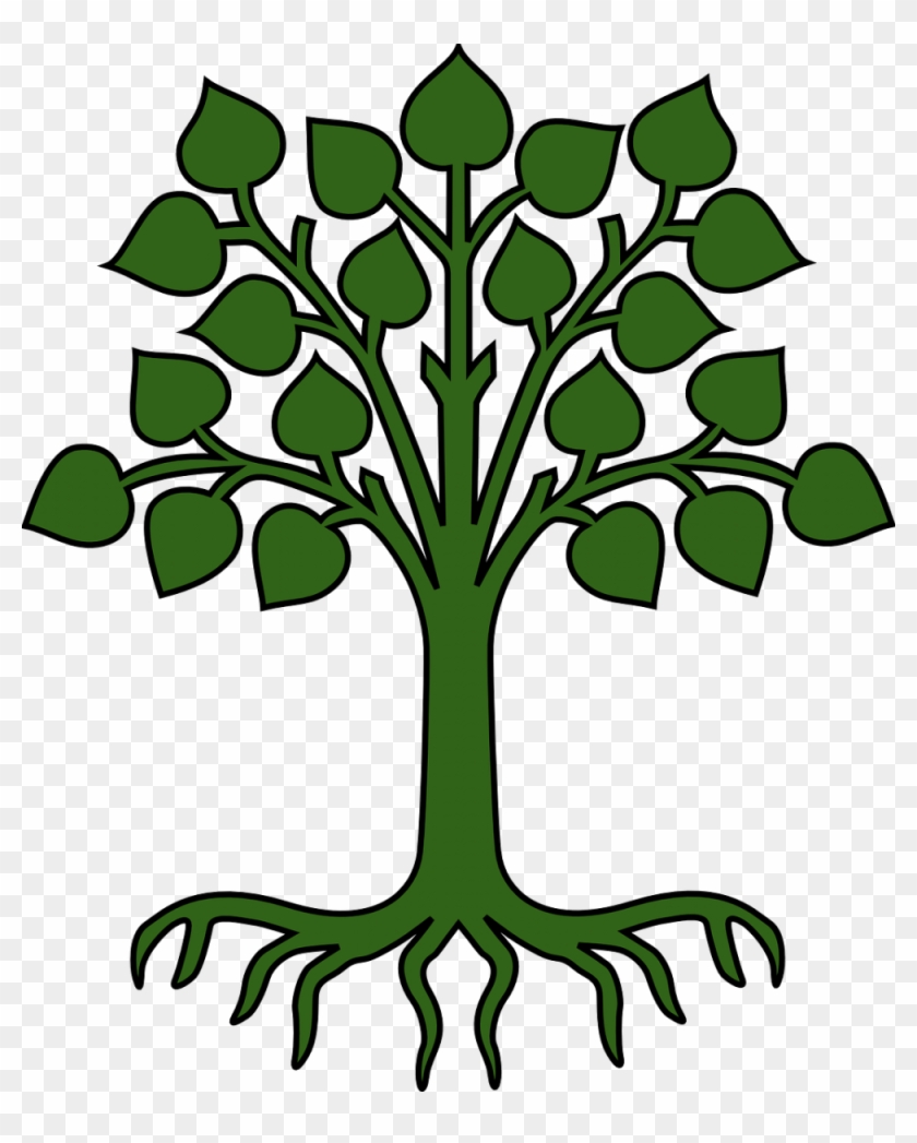 Cartoon Tree With Roots - Free Transparent PNG Clipart Images Download