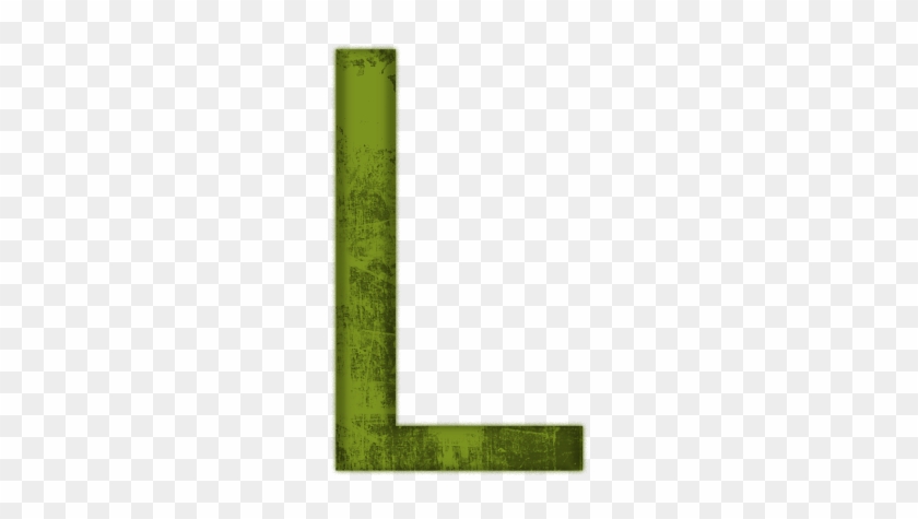 Letter L Clip Art - L In Green #240580