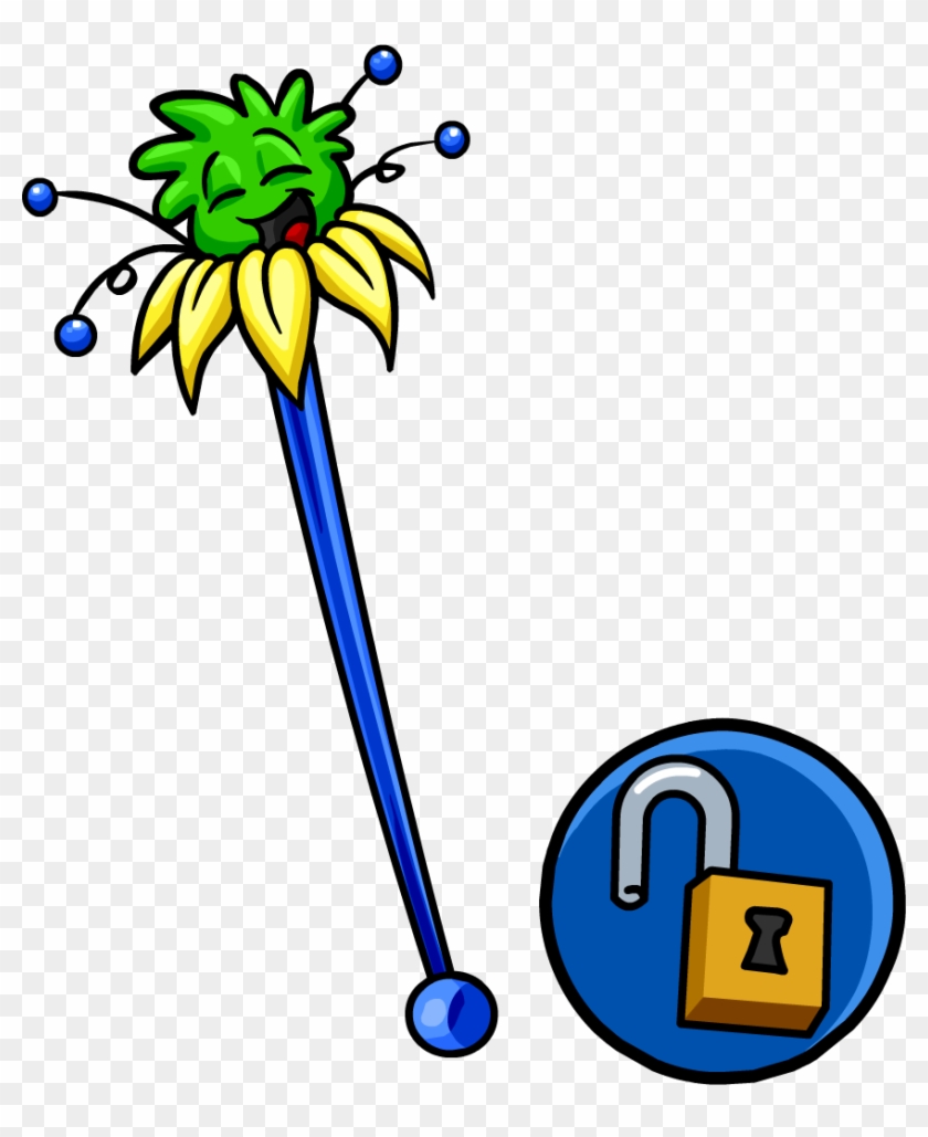 Jester Clipart Staff - Club Penguin Mp3000 #240658