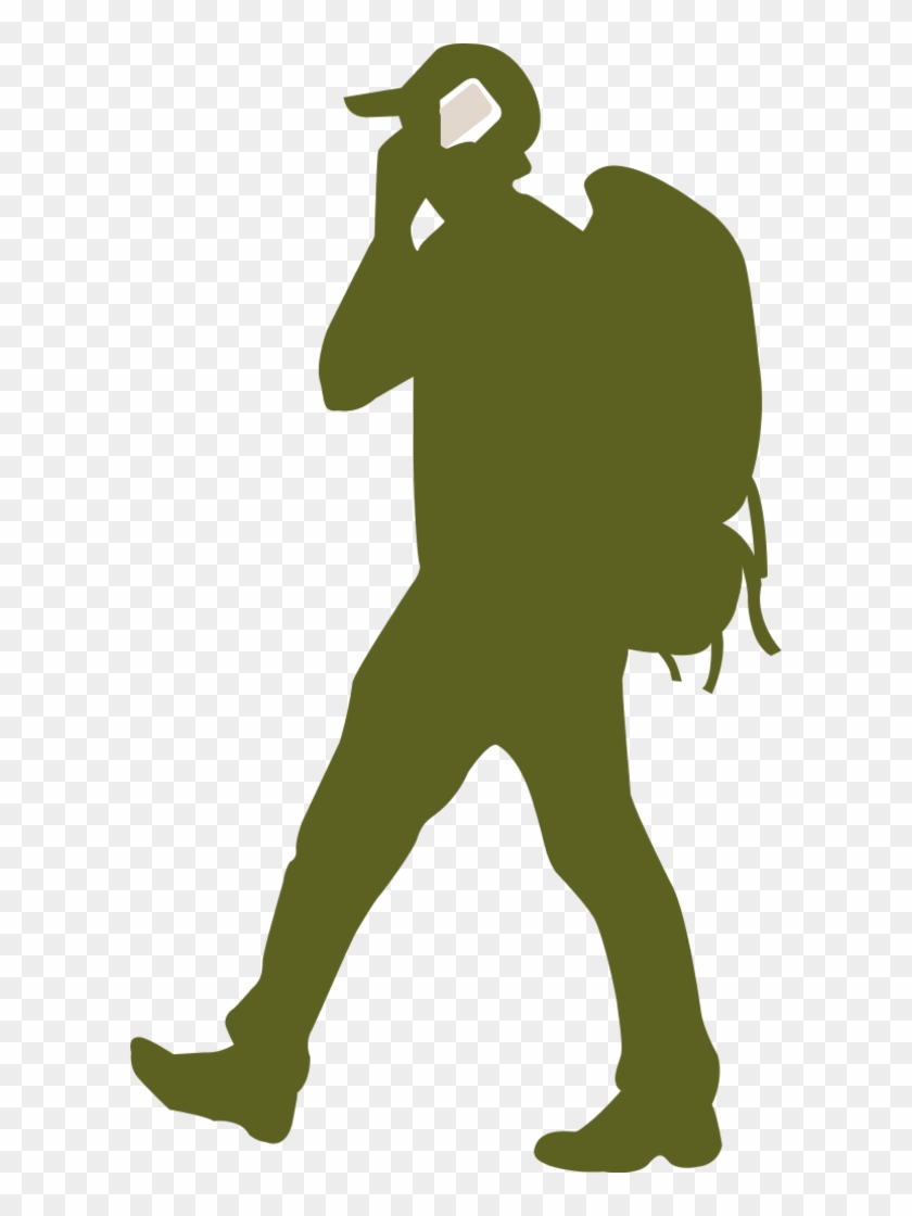 Backpacking Silhouette Clip Art - Backpacking Silhouette Clip Art #240712